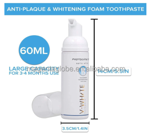 60ml Alcohol Free pH Balanced Fluoride Free Toothpaste Deep Cleaning ...