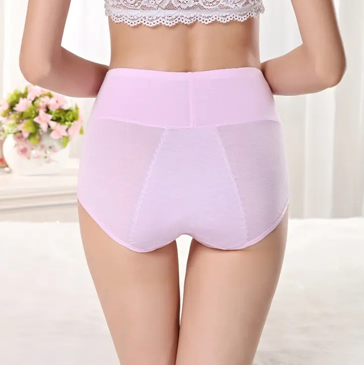 2024 Wholesale Middle Waist Woman Seamless High Cut womens underwear lady panties Pure Cotton Under Wear Lady's Panties