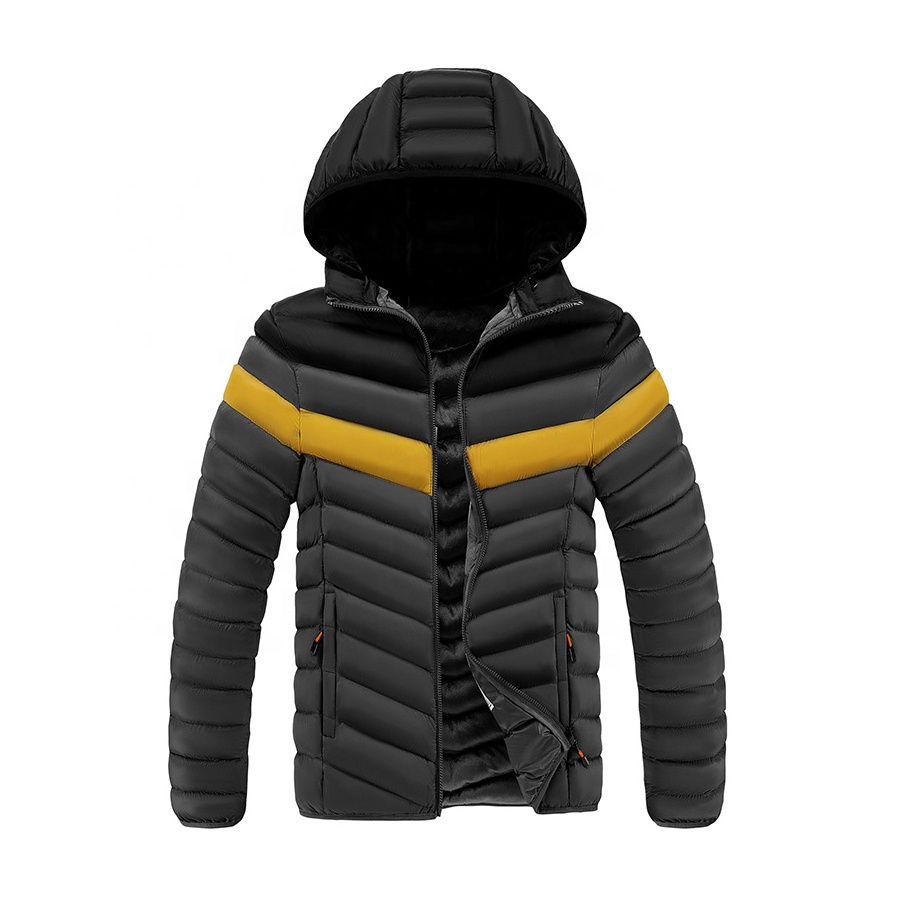 Top Selling Low MOQ Logo Custom Down Jacket Men High Quality Nylon Fabric Down Puffer Jacket For Men