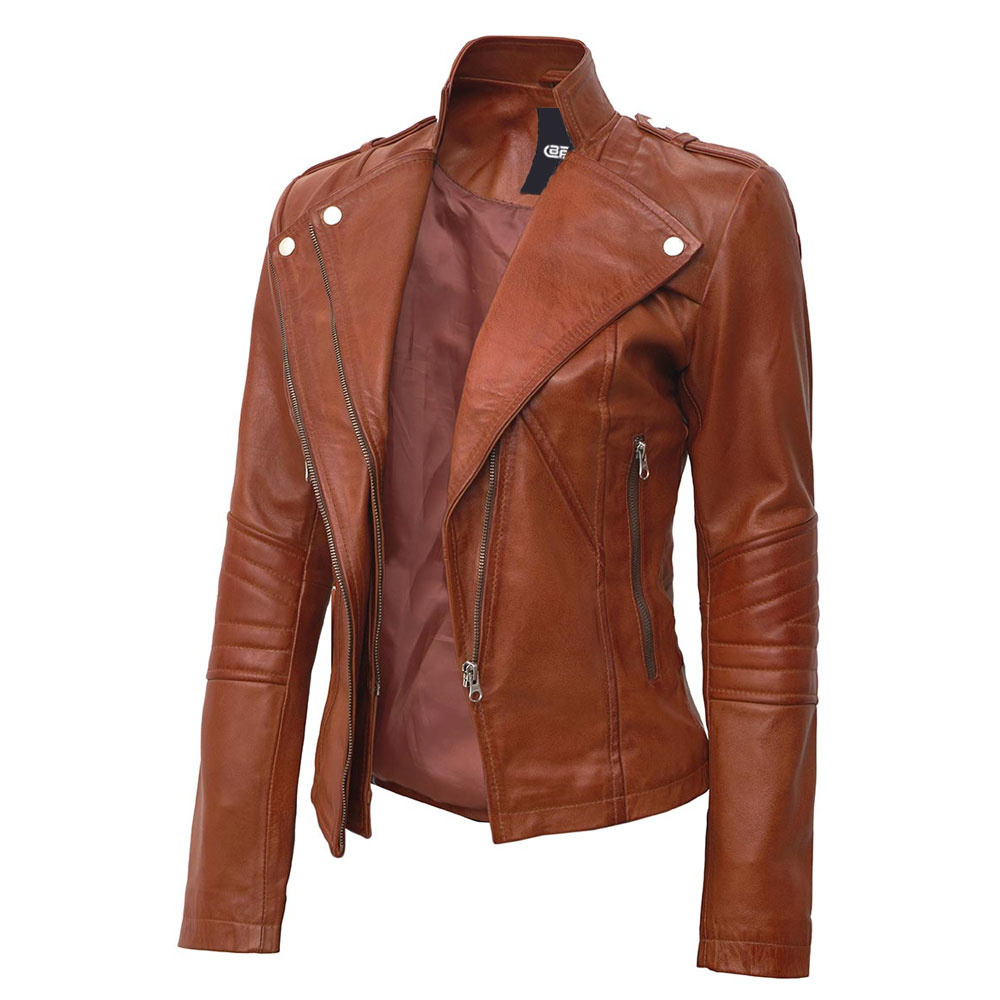 Top Quality Wholesale Hot Selling Custom Women Leather Jackets High Quality Women Jacket Leather Stylish Jackets