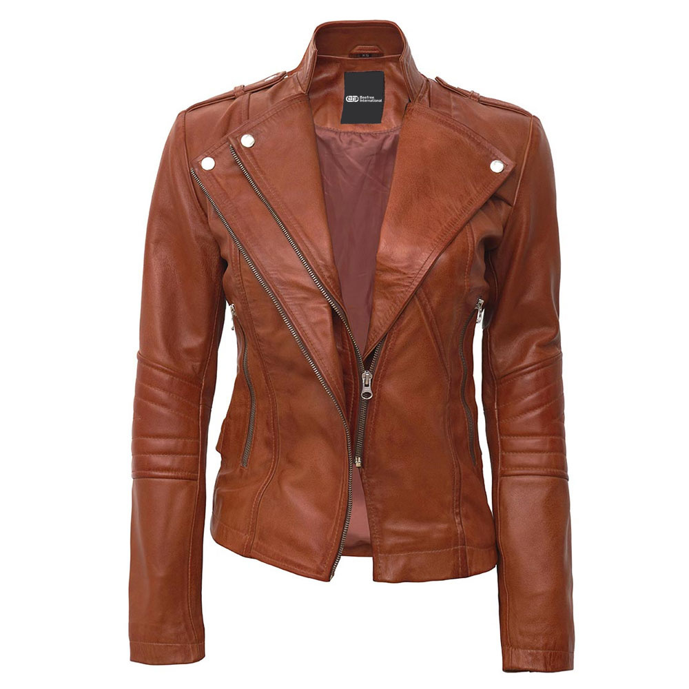 Top Quality Wholesale Hot Selling Custom Women Leather Jackets High Quality Women Jacket Leather Stylish Jackets