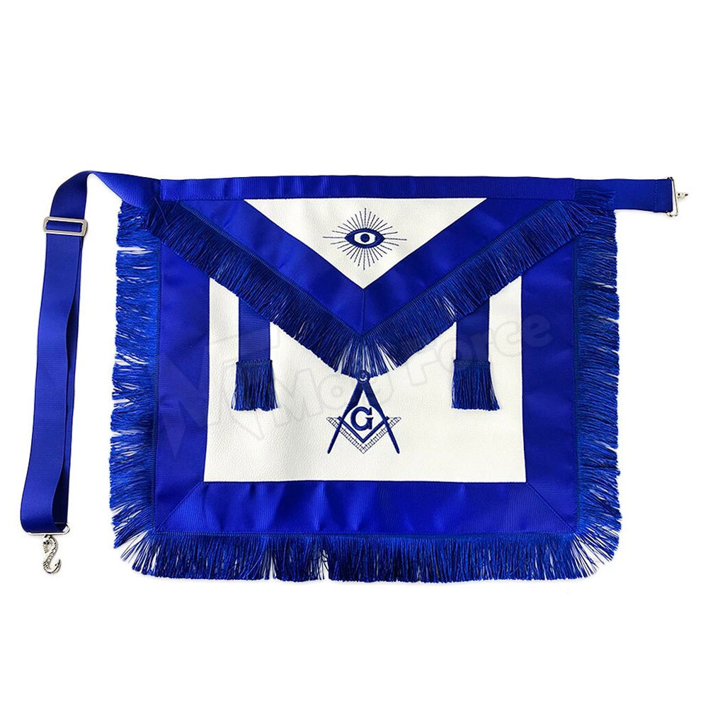 Customized Wholesale Price Masonic Regalia Apron Hand Embroidered Top Quality Apron