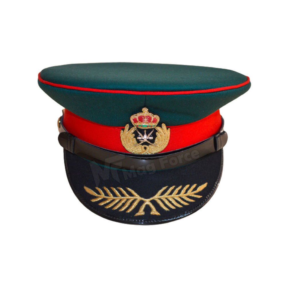 Hot Selling Officer Hat Solid Color Adjustable Uniform Officer Hat