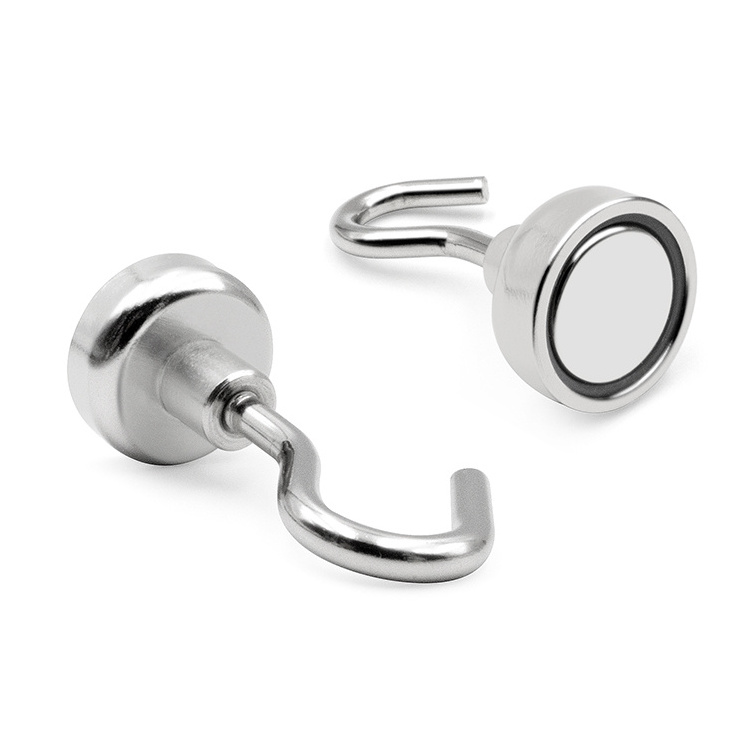 Strong Powerful Neodymium Heavy Duty Magnetic Hooks, Magnet Hooks