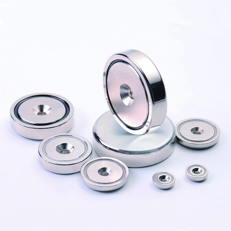 Super Strong Neodymium Cup Pot Magnet with Countersunk round Base Permanent Industrial Neo Magnet 22-30 Days Delivery