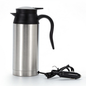 12V 24V Truck Use Car Water Kettle With 750 CC Capacity car electric kettle boil water  for car