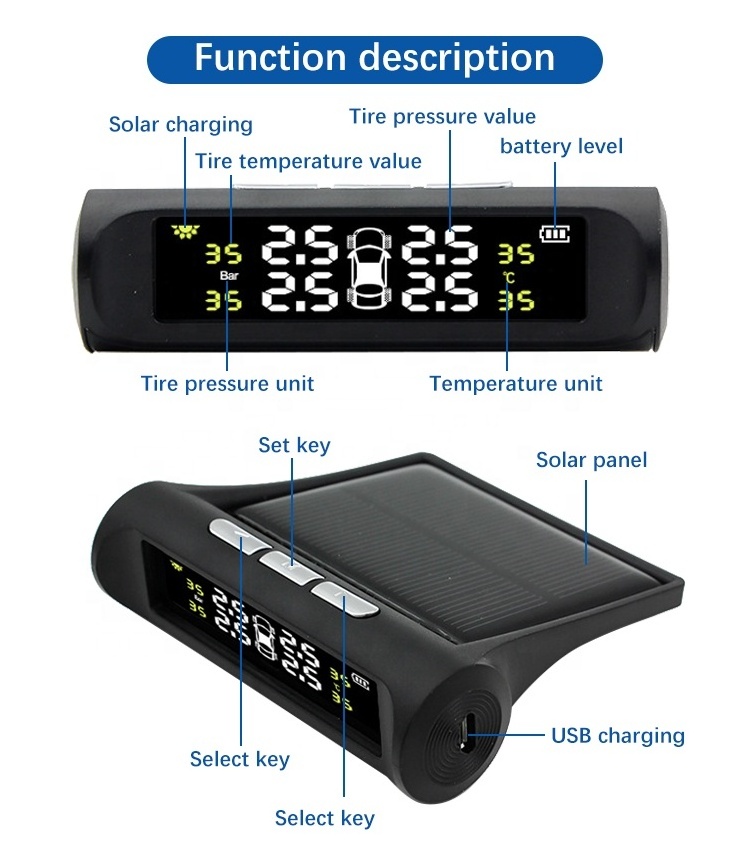 Instrument paneltpms sensor tire pressure monitor tire pressure monitoring valve built-in tire pressure monitoring