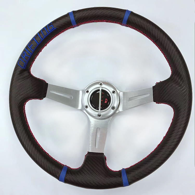 Carbon fiber pattern racing steering wheel sim racing formula steering wheel automobile steering wheel