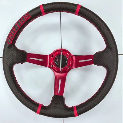 Carbon fiber pattern racing steering wheel sim racing formula steering wheel automobile steering wheel