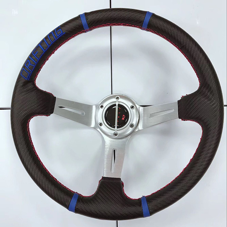 Carbon fiber pattern racing steering wheel sim racing formula steering wheel automobile steering wheel