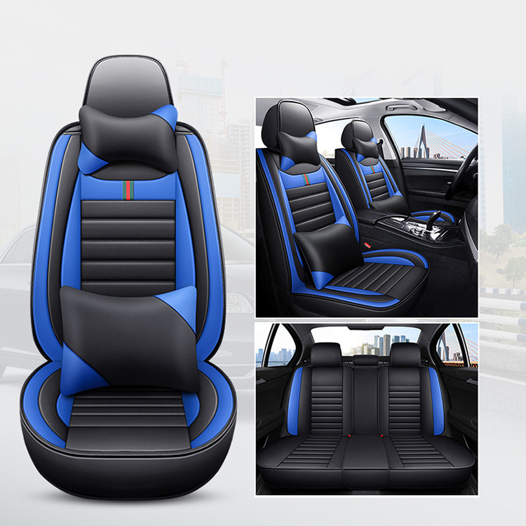 High Quality Wholesale  car seat cover set 7pcs heated car cover seat car leather seat cover for tata safari