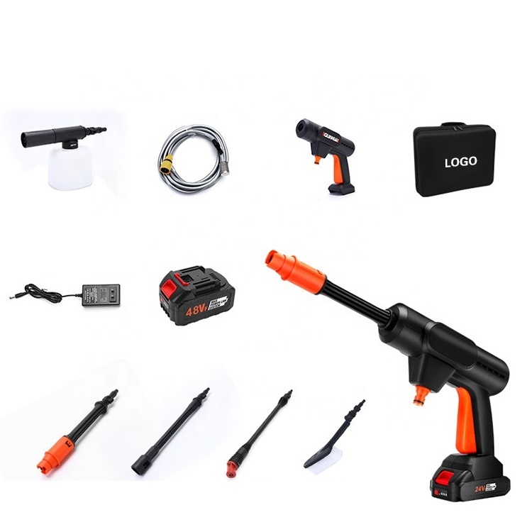 Full Set car wash gun portable car wash spray gun soap foam sprayer car wash cannon foam blaster hose nozzle spray gun