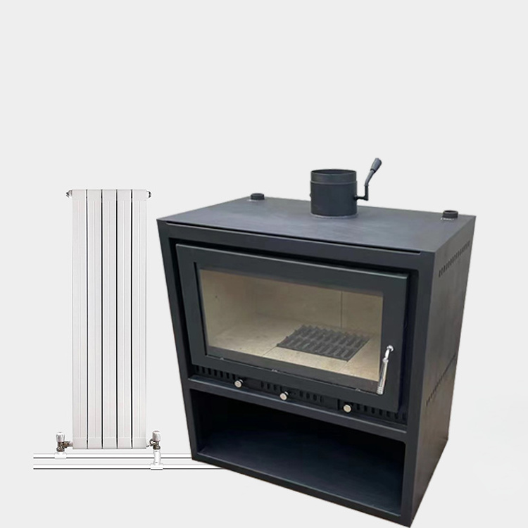 Wood burning stove with no smoke furnace heating Water heat exchange wood fireplace indoor