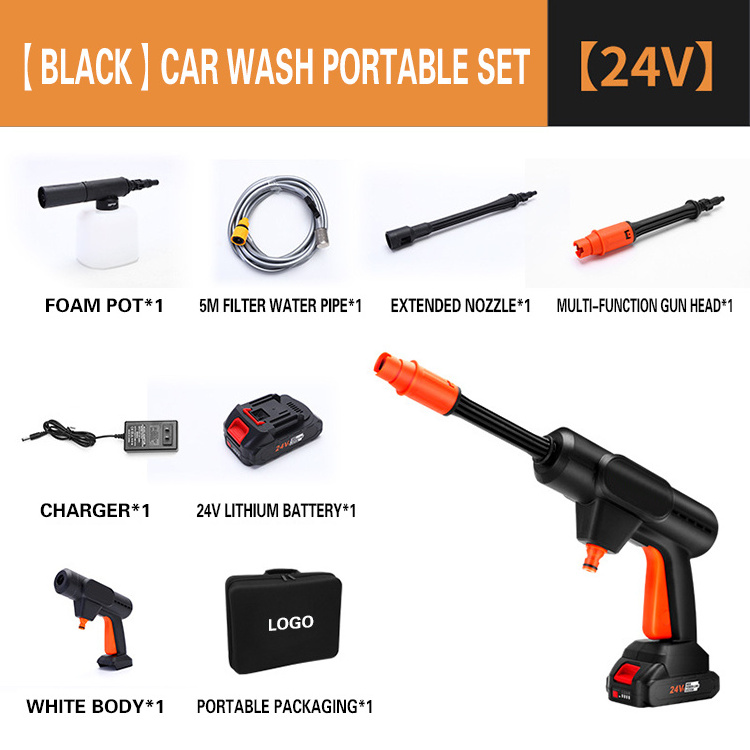 Full Set car wash gun portable car wash spray gun soap foam sprayer car wash cannon foam blaster hose nozzle spray gun