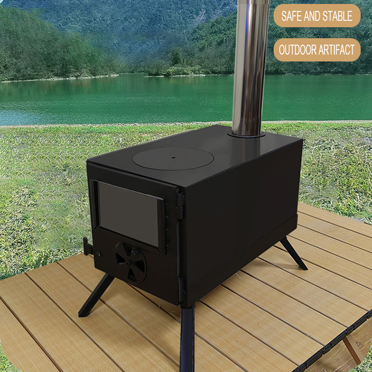 Multi person tent heating and boiling water stove camping portable charcoal wood stove stove heating firewood