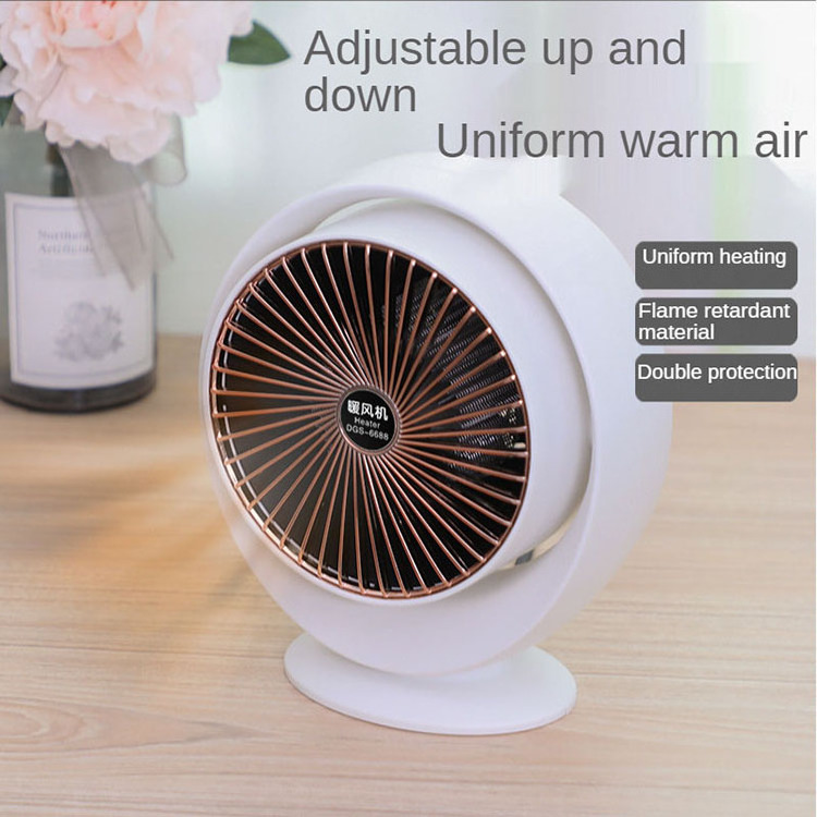 Electric air mini fan heater 500w/800W electric heating fan 500w ptc fan heater