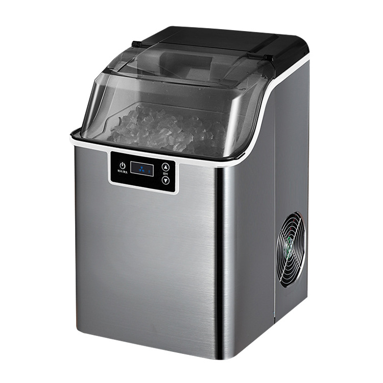 Commercial use of milk tea shops cube ice maker machine crystal 25Kg/H without shortening ice ice maker making machine