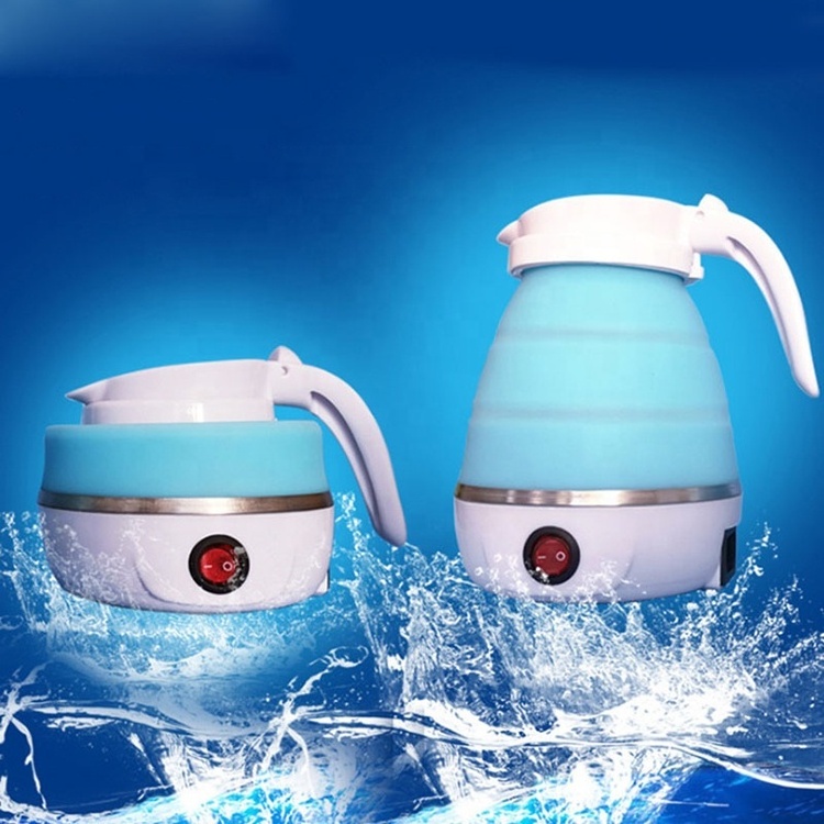 Wholesale travel water bottle with handle portable foldable electric kettle travel folding electric kettle