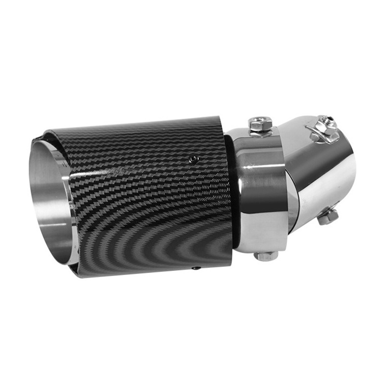 High temperature resistant lamp led muffler exhaust pipe tail tip con para auto llamas spitfire muffler tip  modified automobile