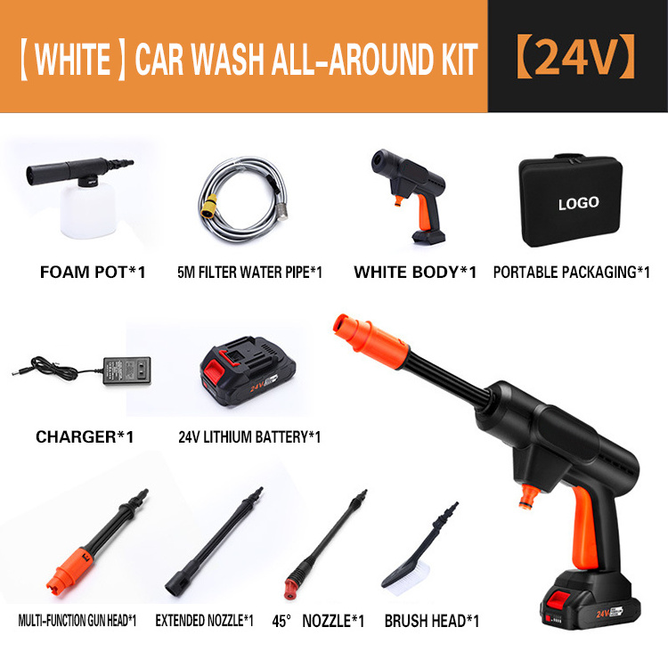 Full Set car wash gun portable car wash spray gun soap foam sprayer car wash cannon foam blaster hose nozzle spray gun