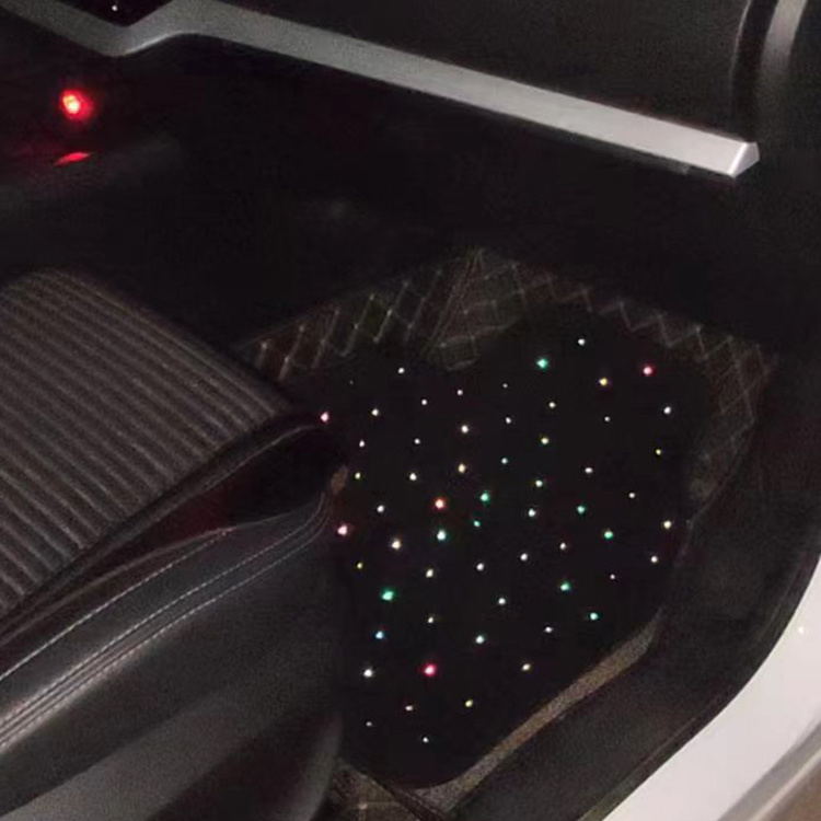 APP/Remote Control Box/Music Control star light floor mat for car star light led fiber optic lights car floor mat set