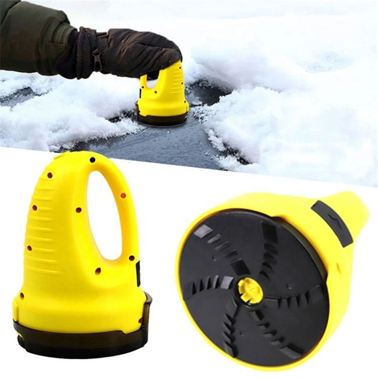 Factory selling Usb Rechargeable electric car ice scraper  snow brush and detachable ice scraper snow scraper for cars