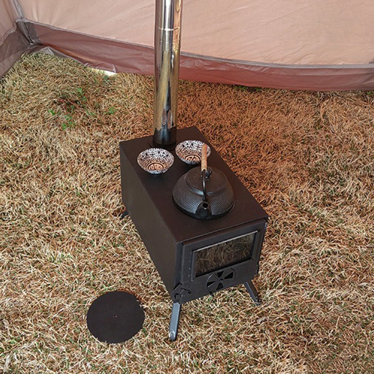 Wood burning camp stove outdoor hanging stove portable charcoal greel mini outdoor firewood stove portable camping picni