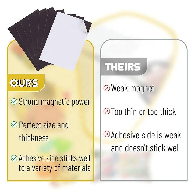 Adhesive Magnetic Sheets 4