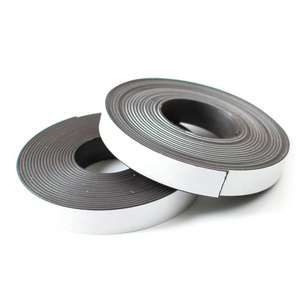 Magnetic Strips With 3m Adhesive Backing Strong Magnetic Tape Flat Rubber Magnet Strip Magnetic Materials For Most Surfaces