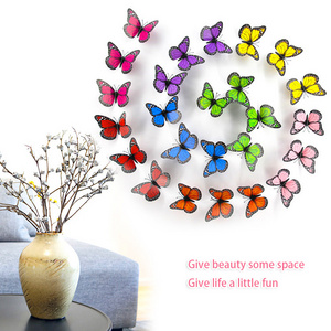 New Design In 2024 Creative 3d Wall Decal Butterfly Plastic Simulation Butterfly Fridge Magnet