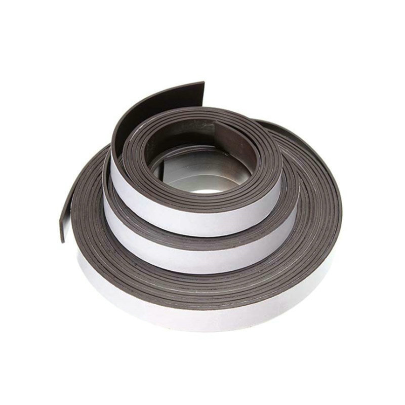 Magnetic Strips With 3m Adhesive Backing Strong Magnetic Tape Flat Rubber Magnet Strip Magnetic Materials For Most Surfaces