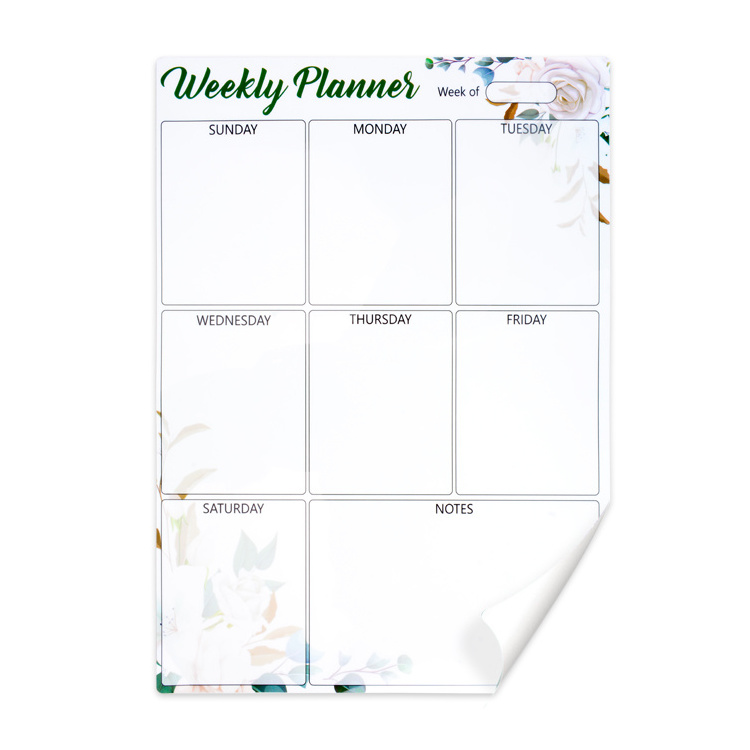 Large Dry Erase Calendar For Wall , Non Magnetic Monthly Planner Whiteboard Clings to All Smooth Surfaces.