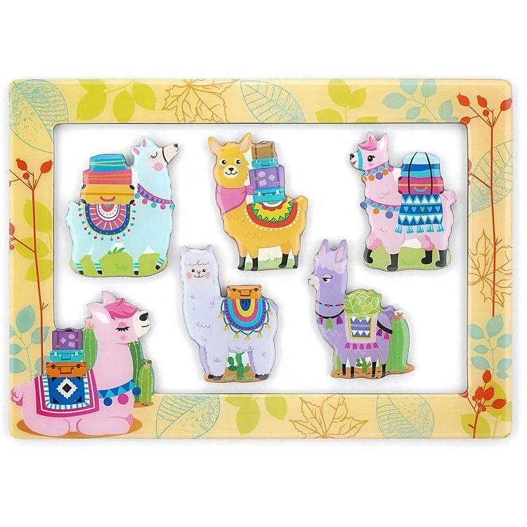 Llama Magnets for Fridge 4