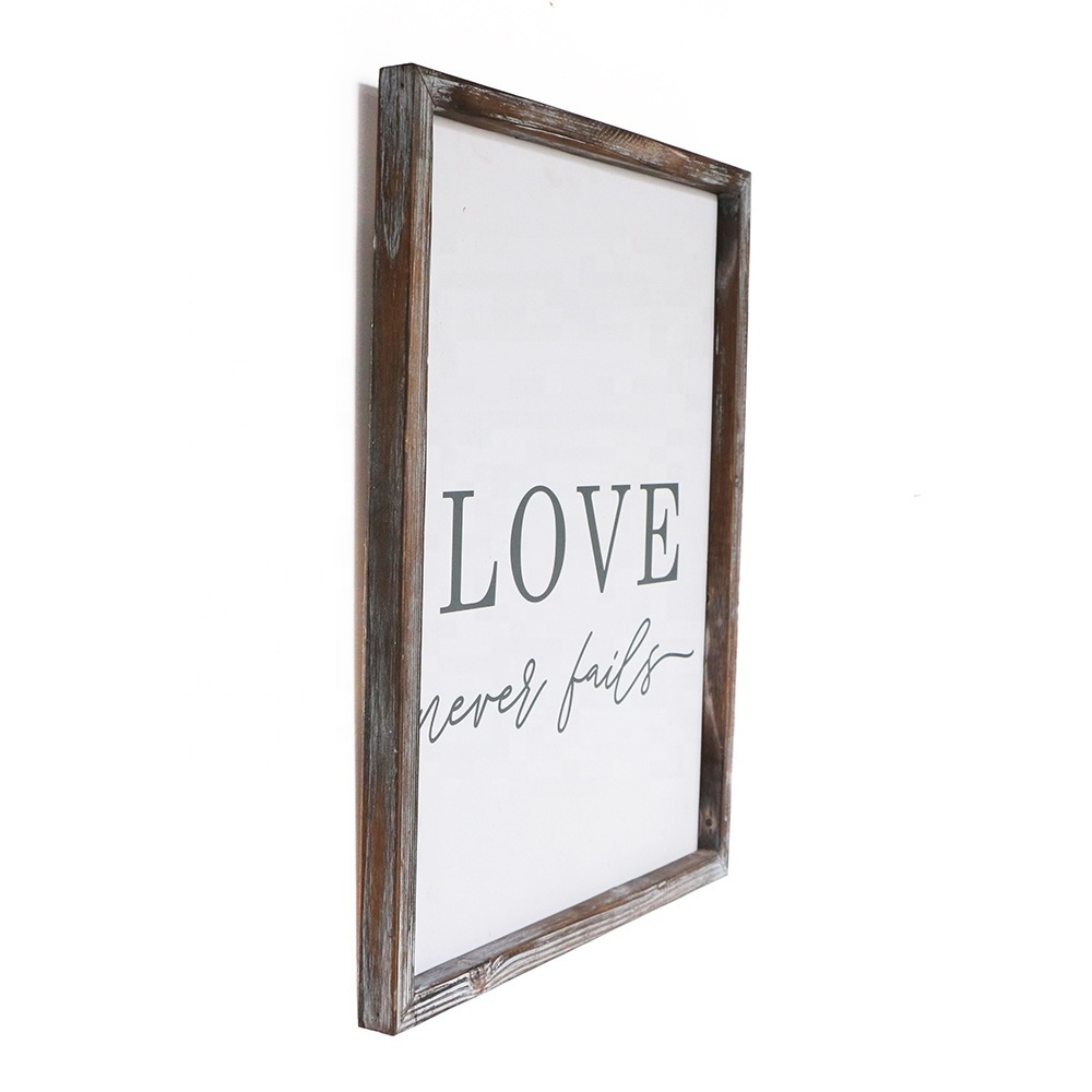 Valentine's Day love decoration wooden frame mdf wall plaque home decor