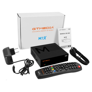 New arrival  DVB S2 vcm acm twin tuner iks sks  iptv receiver support youtube  for latin america brasil