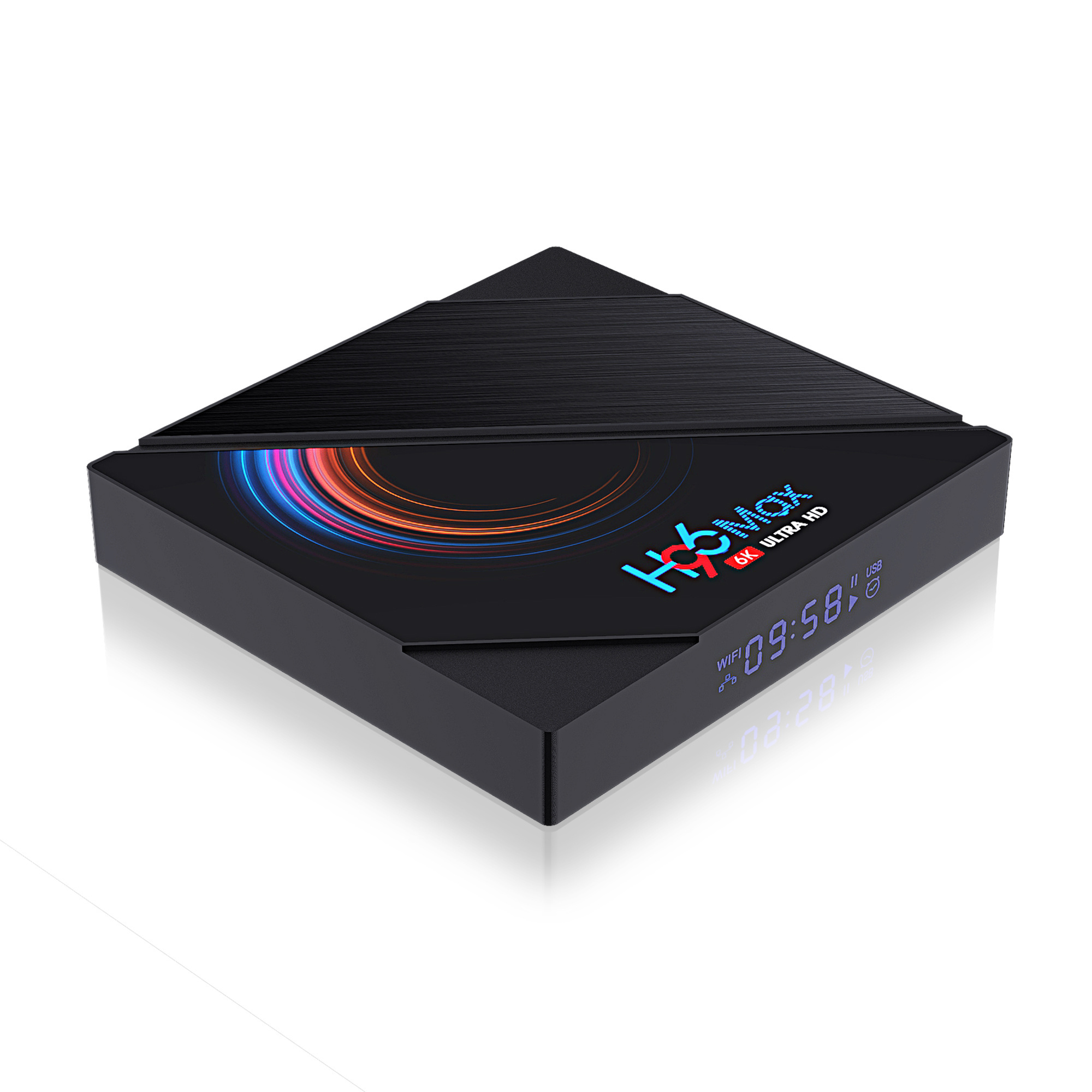 Allwinner H616 android smart tv with root access H96max 4K Quad Core wifi ott box support youtube iptv set box