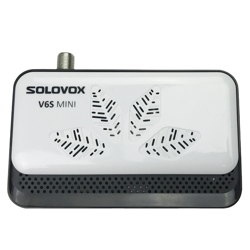 2022 New Satellite Receiver DVB S2 SOLOVOX V6S MINI Support PowerVu Biss Cccamd AVS+ Youtube Online IPTV TV Player Set top box