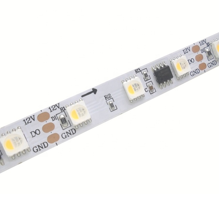 60 LED per meter SPI Pixel 12V 24V  RGBW 2700K 4000K 6000K Digital Addressable ws2814 Smart led strip for ceiling tape light