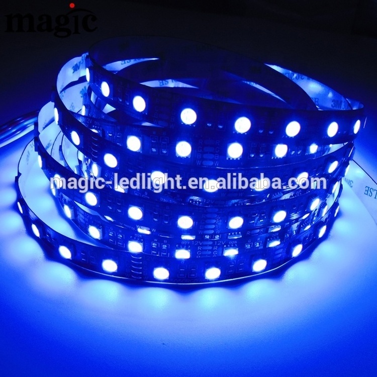 4 in 1 12V 24V 60LEDs black pcb IP20 IP65 IP67 IP68 2700K 3000K 5600K 6000K Ra90 RGBW LED strip light