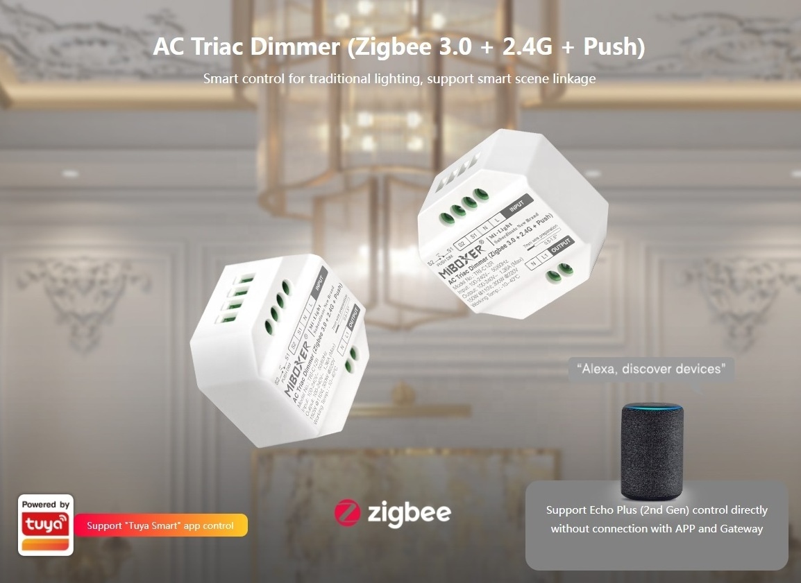 TRI-C1ZR 2.4G RF Controller AC Triac Dimmer