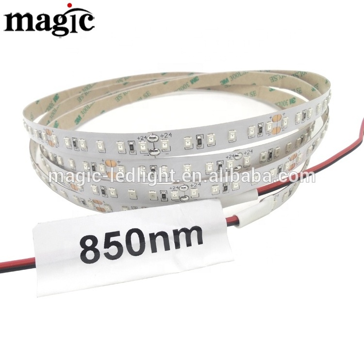 flexible UV 2835 120LED 24V invisible light 850NM real IR infrared light LED strip