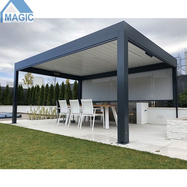 Pergola Roof	Aluminium Pergola	Privacy Area Pergola System Bioclimatique Aluminium	Garden Buildings