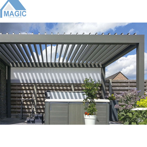 Pergola Roof	Aluminium Pergola	Privacy Area Pergola System Bioclimatique Aluminium	Garden Buildings