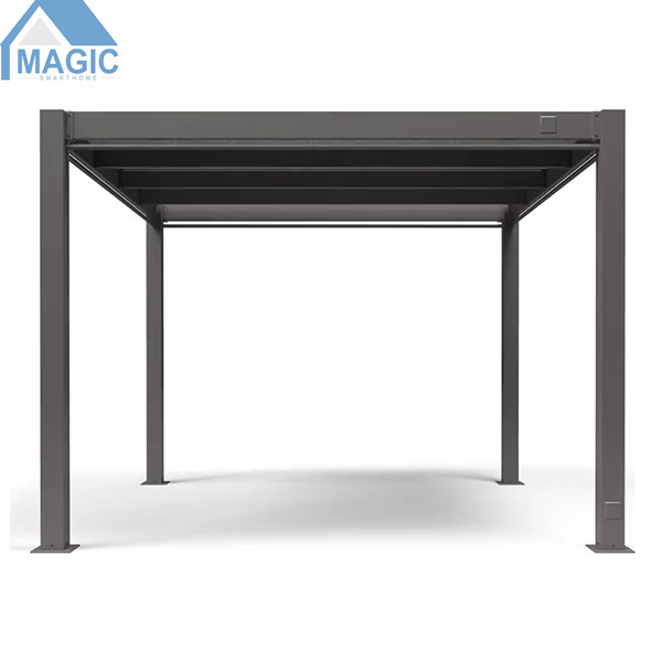 Customized Automatic Aluminum Pergola Kits Outdoor Deck Gazebo Arches Arbours