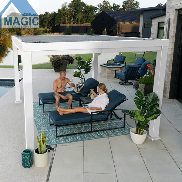 Pergola Roofing Material Arches Arbours Pergolas Outdoor Aluminium Pergola