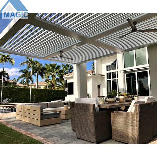 Electric Bioclimatic Pergola Awning Aluminum Balcony GazeboSunshade Pergola Electric	Outdoor Aluminum Arches Gazebo