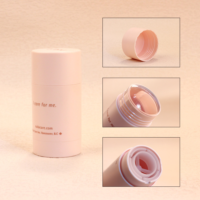 custom deodorant packaging stick  Container round twist up deodorant roll on packaging 15ml 30ml 50ml 75ml