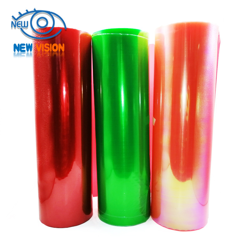 new design photochromic Chameleon Car Head Light LED Lamp Film Rainbow Vinyl Roll Transparent Car Lamp Headlight Tint Film