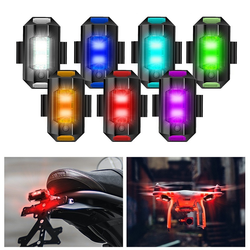 Car LED Fog Light MotorcycleTail Warning Lamps Night Flying Signal Lamp Navigation LED Flash Light aircraft flash light