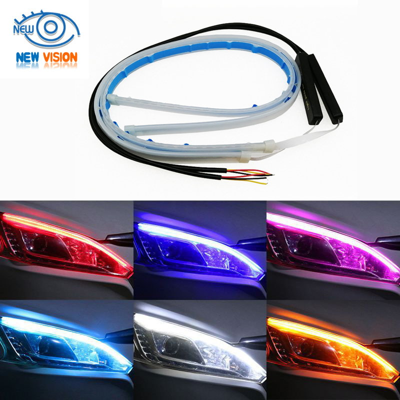 Ultra-thin light guide strip LED Light Bars Daytime Lamp Decorative Turn Signal Light